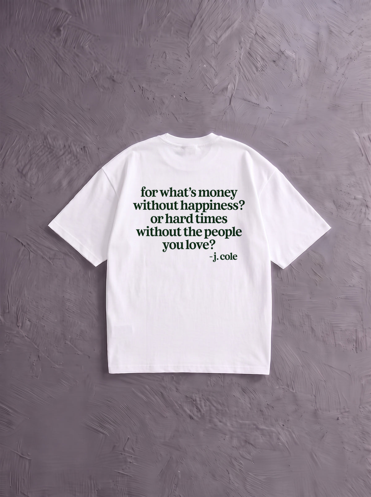 J.COLE T-SHIRT (WITH BACKPRINT)