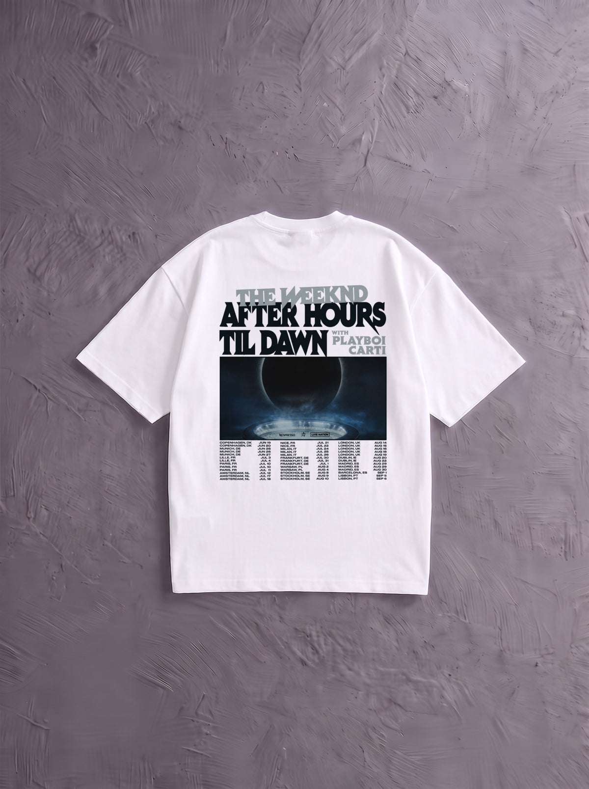 WEEKND T-SHIRT (WITH BACKPRINT)