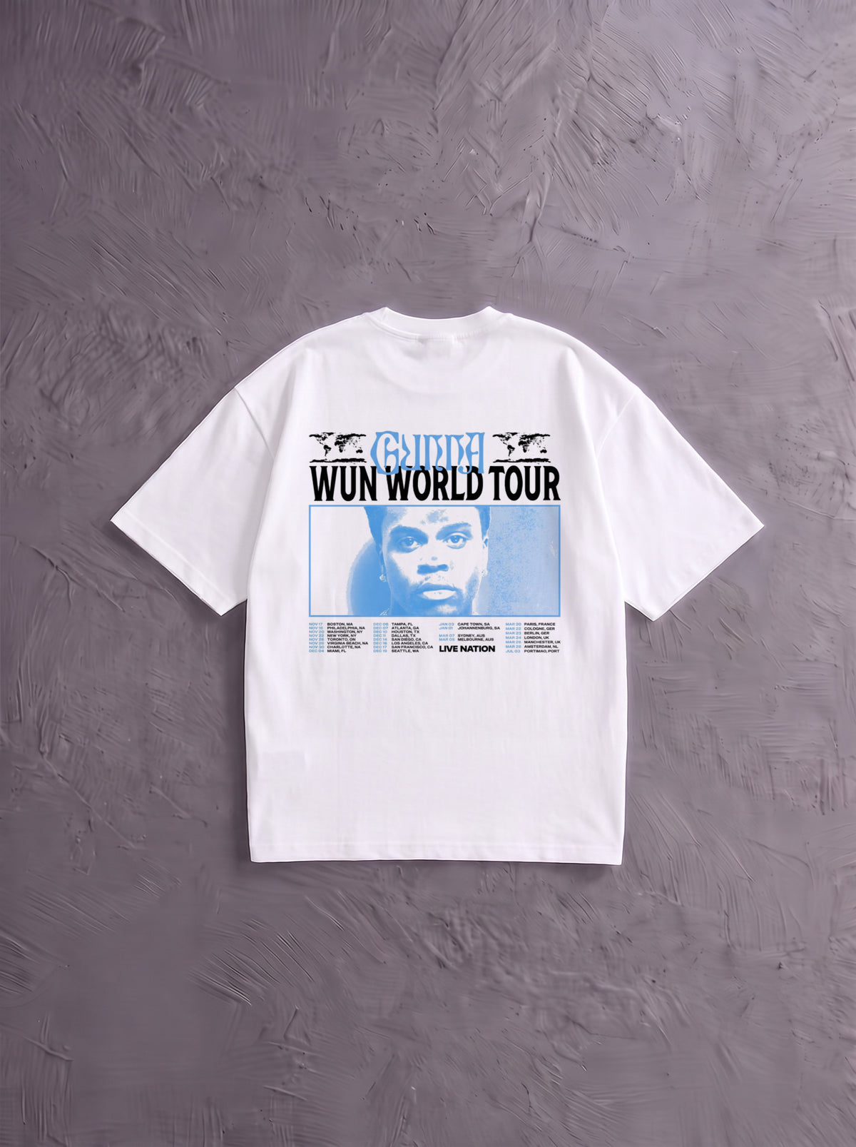 GUNNA WUN T-SHIRT (WITH BACKPRINT)