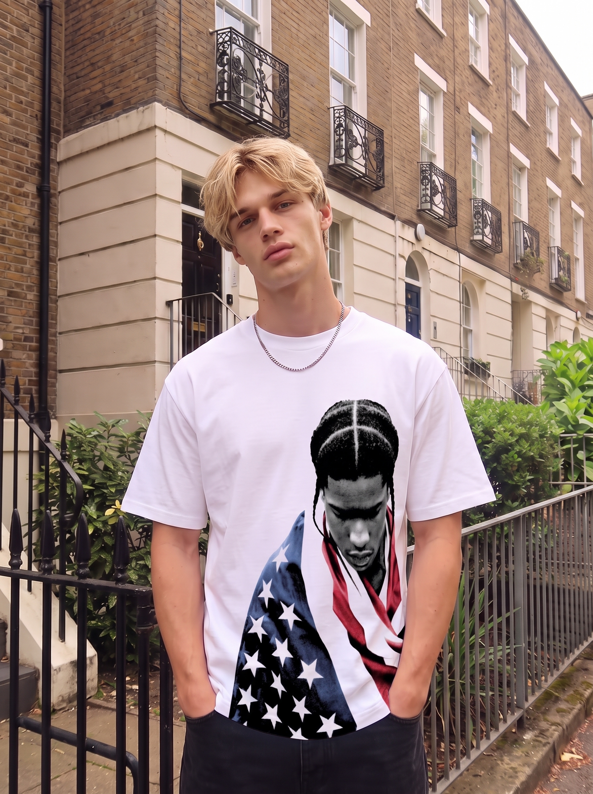 ASAP ROCKY T-SHIRT (WITH BACKPRINT)