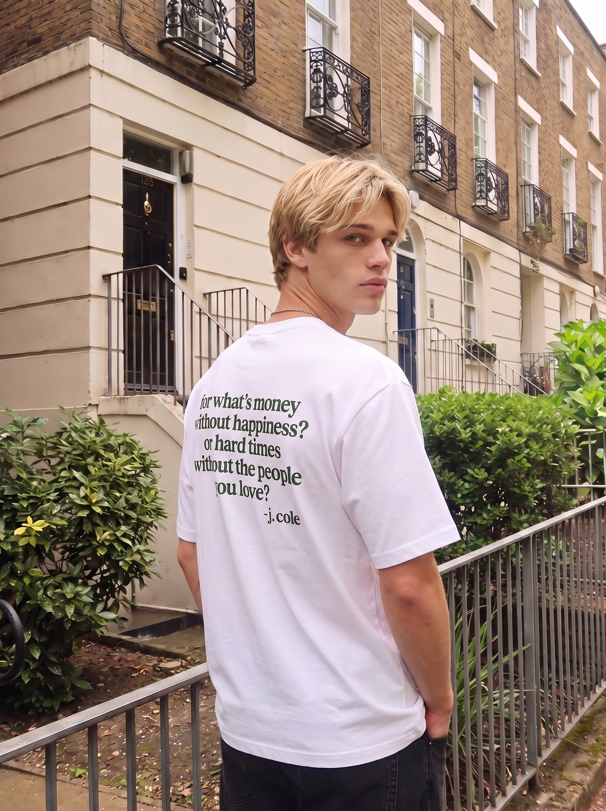 J.COLE T-SHIRT (WITH BACKPRINT)