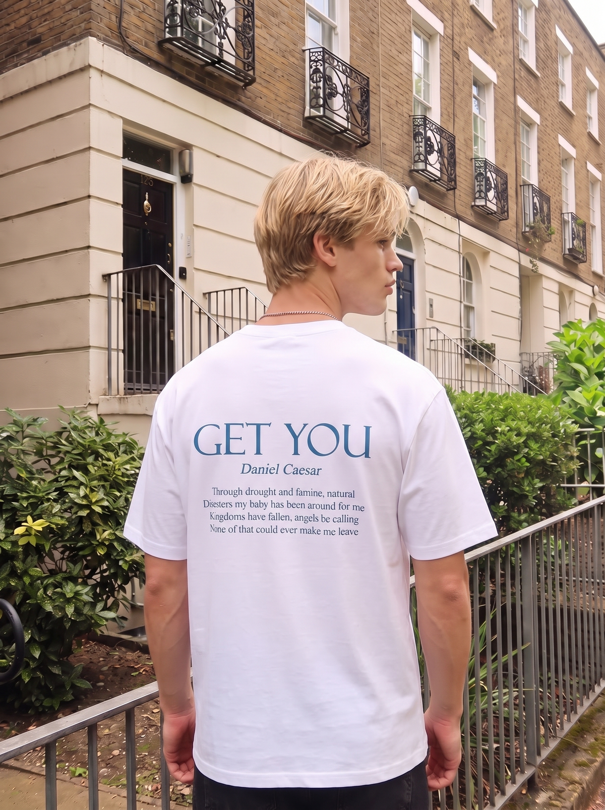 DANIEL CAESAR T-SHIRT (WITH BACKPRINT)
