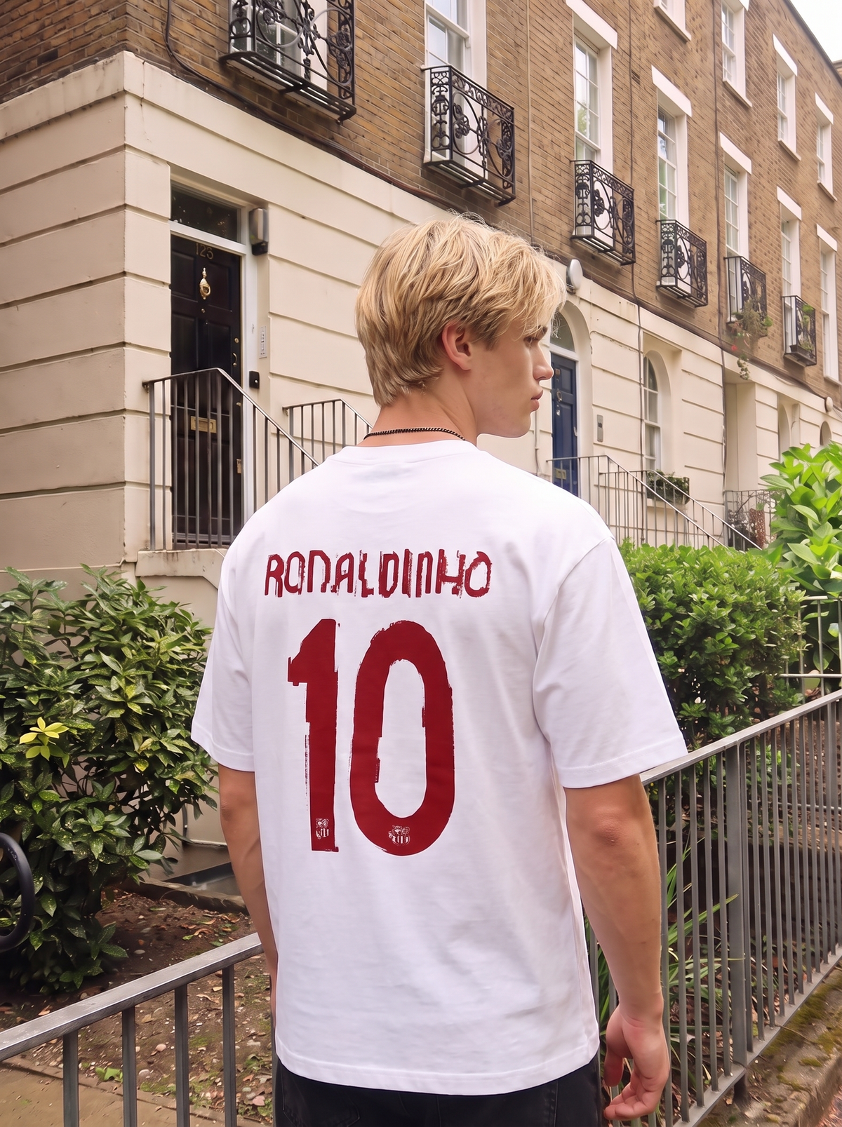 RONALDINHO T-SHIRT (WITH BACKPRINT)